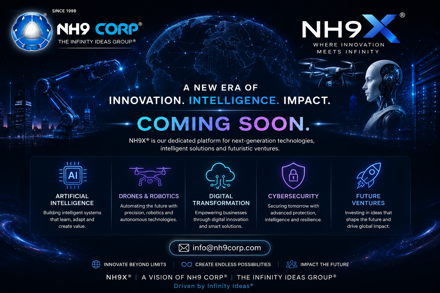 NH9X™ — Innovation, Intelligence and Impact — Coming Soon
